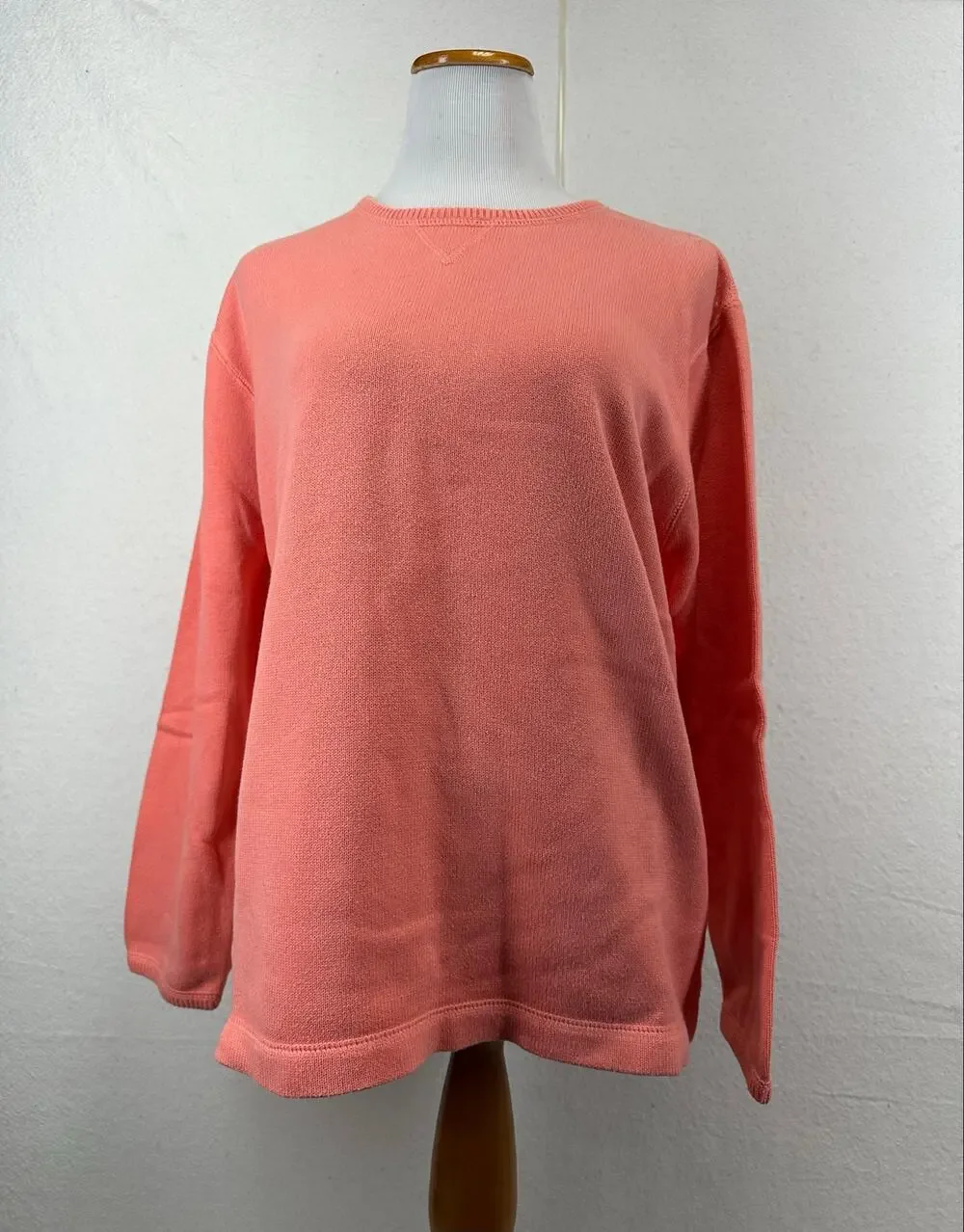Eddie Bauer Y2K Women's Crewneck 100% Cotton Sweater SZ XL Comfort Heritage